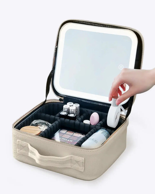LED Travel Makeup Case nobltravel